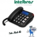 Telefone Intelbras Tok Facil ID com fio com teclas grandes